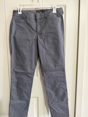 Old Navy Slate Gray Cropped Slim Pants